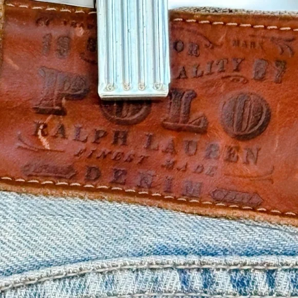 Polo Ralph Lauren Jeans Mens 34x30 Blue Denim 867 Classic Fit Medium Wash EUC - Picture 5 of 16
